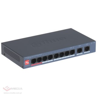 SWITCH POE CS4010-8GT-110 10-PORTOWY, 8 PoE DAHUA