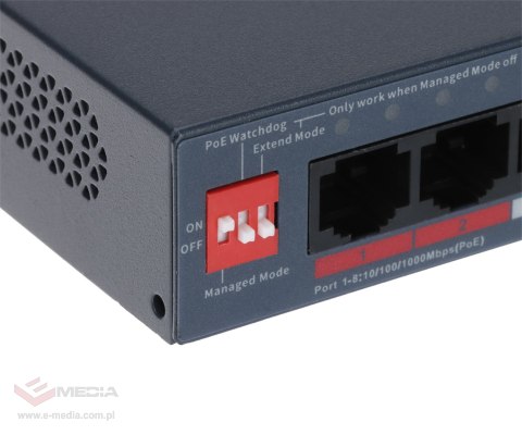 SWITCH POE CS4010-8GT-110 10-PORTOWY, 8 PoE DAHUA