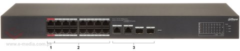SWITCH POE CS4218-16ET-240 16-PORTOWY SFP DAHUA