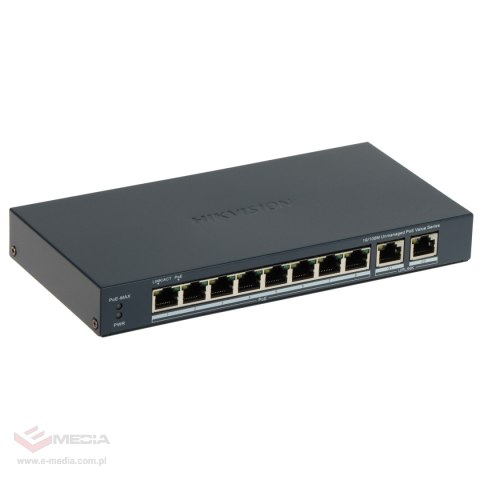 SWITCH POE DS-3E0310P-E/M(B) 8-PORTOWY Hikvision