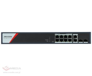 SWITCH POE DS-3E1512HP-SI-8P2T2F 8-PORTOWY SFP Hikvision