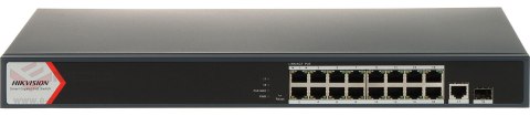 SWITCH POE DS-3E1518P-EI(V2) 16-PORTOWY SFP Hikvision