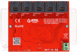 SWITCH POE / EXTENDER APT-5-50 5-PORTOWY ATTE