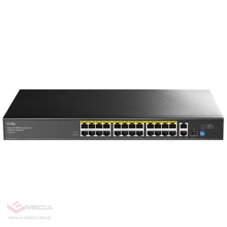 SWITCH POE FS1026PS1 24-PORTOWY SFP CUDY