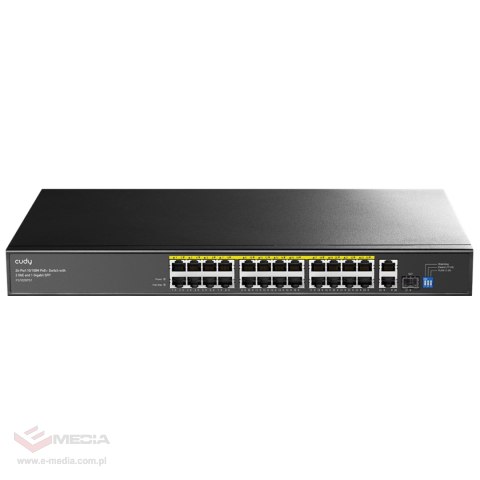 SWITCH POE FS1026PS1 24-PORTOWY SFP CUDY