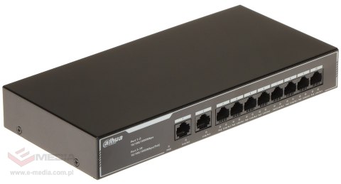 SWITCH POE SG1010LP 8-PORTOWY DAHUA
