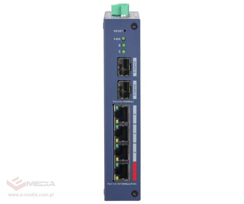 SWITCH PRZEMYSŁOWY POE CHS4206-4ET-90 4-PORTOWY SFP DAHUA