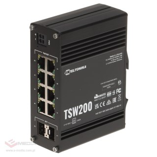 SWITCH PRZEMYSŁOWY POE TSW200 8-PORTOWY SFP Teltonika