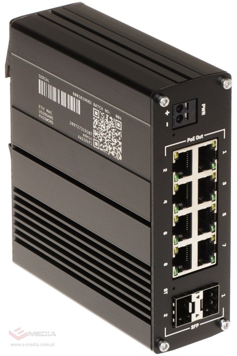 SWITCH PRZEMYSŁOWY POE TSW202 8-PORTOWY SFP Teltonika