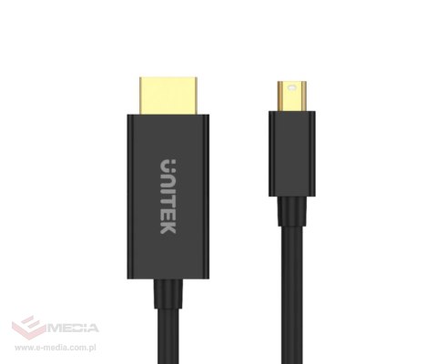 ADAPTER HDMI-W/DP-MINI-W-2M HDMI, Mini DisplayPort - 4K UHD UNITEK