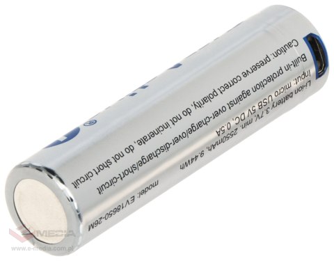 AKUMULATOR LI-ION BAT-EV18650-26M/AKU 3.7 V everActive