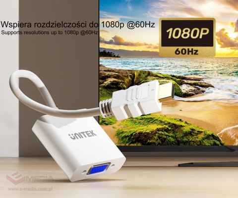 KONWERTER HDMI NA VGA Y-6333C01 UNITEK