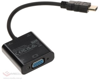 KONWERTER HDMI NA VGA Y-6355 + AUDIO + ADAPTERY MICRO I MINI HDMI UNITEK
