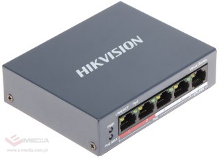 SWITCH POE DS-3E0105P-E/M(B) 4-PORTOWY Hikvision