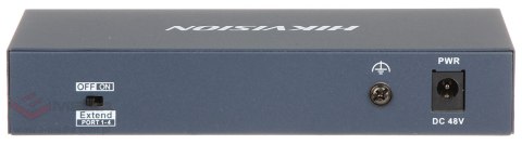 SWITCH POE DS-3E0106P-E/M 4-PORTOWY Hikvision