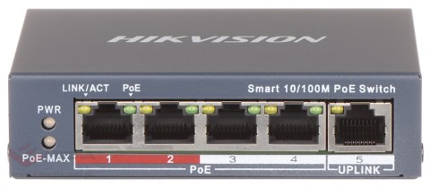 SWITCH POE DS-3E1105P-EI-V2 4-PORTOWY Hikvision