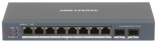 SWITCH POE DS-3E1510P-SI 8-PORTOWY SFP Hikvision