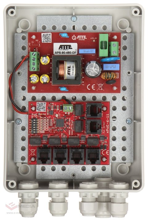 SWITCH POE IP-5-11-M2 5-PORTOWY ATTE