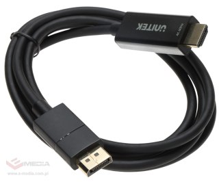 ADAPTER DISPLAYPORT / HDMI V1608A 1.8 m 4K UHD UNITEK