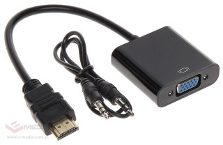 KONWERTER HDMI/VGA+AU-ECO-3
