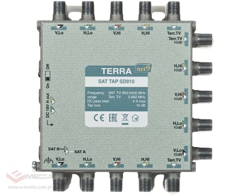 ODGAŁĘŹNIK TV-SAT SD-910 TERRA