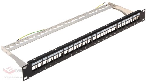 PATCH PANEL KEYSTONE PP-24/FX/C