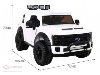 Pojazd Ford Super Duty Biały Pickup