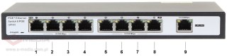 SWITCH POE GTS-A1-10-81 8-PORTOWY