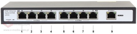 SWITCH POE GTS-A1-10-81 8-PORTOWY