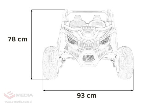 Pojazd Buggy SR SUPER 66 Żółty