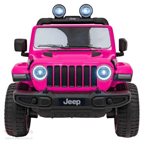 Pojazd Jeep Wrangler Rubicon Różowy