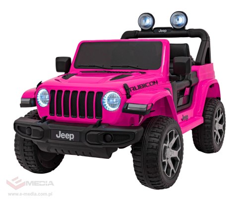 Pojazd Jeep Wrangler Rubicon Różowy