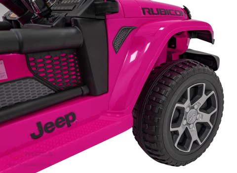 Pojazd Jeep Wrangler Rubicon Różowy