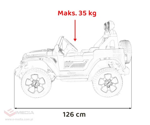 Pojazd Jeep Wrangler Rubicon Różowy