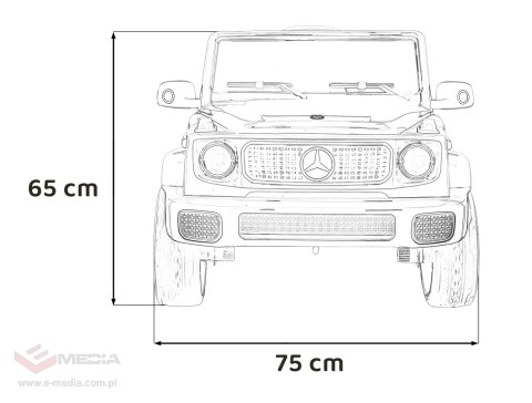 Pojazd Mercedes Benz EQG Czarny