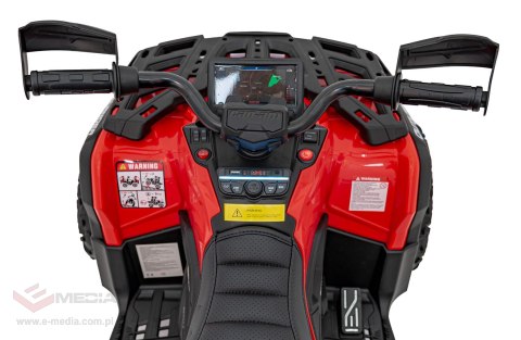 Quad Can Am Outlander ATV Czerwony