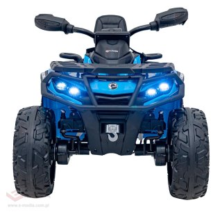 Quad Can Am Outlander ATV z Pilotem Niebieski