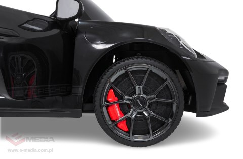 Pojazd Porsche 911 GT3 Czarny, wyścigowy samochód dla dzieci