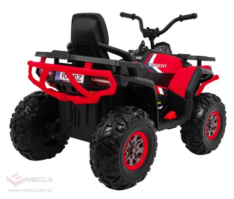 Pojazd Quad ATV Desert Czerwony