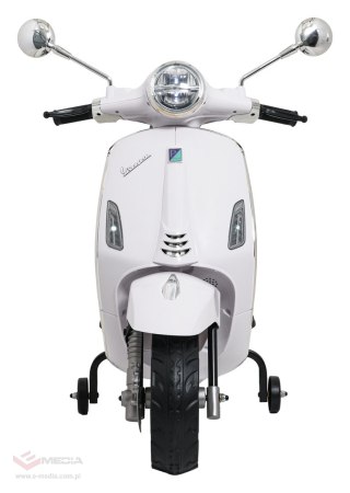 Pojazd Skuter Vespa ROMA Biały motorek dla dziecka