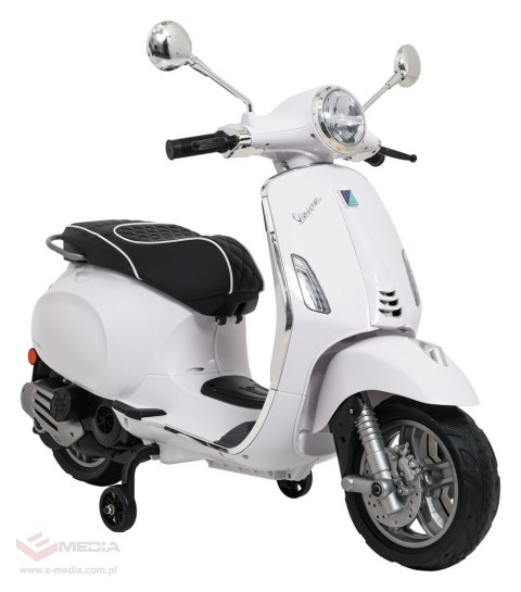 Pojazd Skuter Vespa ROMA Biały motorek dla dziecka