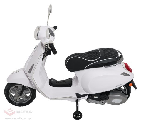 Pojazd Skuter Vespa ROMA Biały motorek dla dziecka