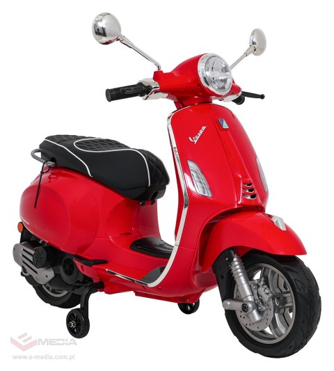 Pojazd Skuter Vespa ROMA Czerwony