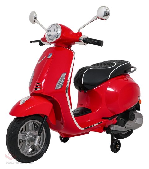 Pojazd Skuter Vespa ROMA Czerwony