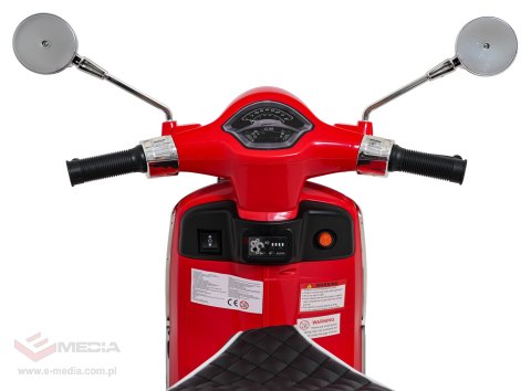 Pojazd Skuter Vespa ROMA Czerwony