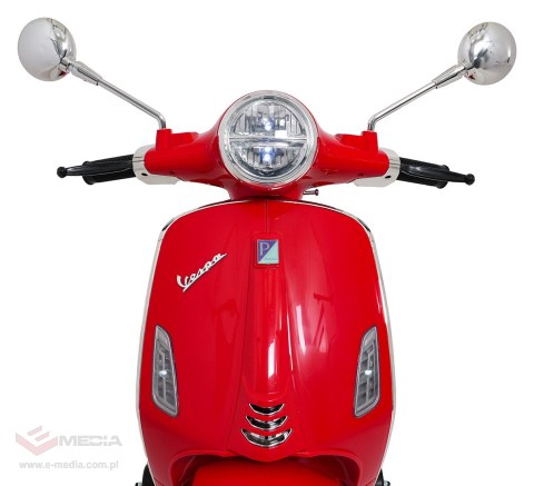 Pojazd Skuter Vespa ROMA Czerwony