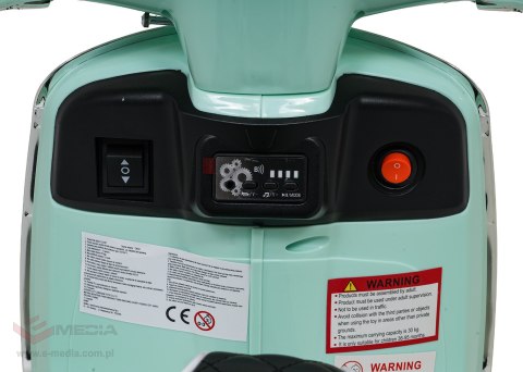 Pojazd Skuter Vespa ROMA Zielony