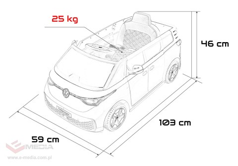 Pojazd Volkswagen ID BUZZ Różowy