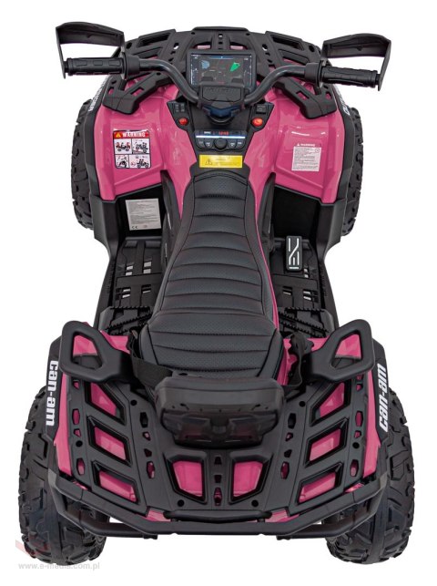 Quad Can Am Outlander ATV Różowy