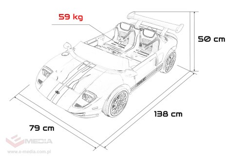 Pojazd Ford GT Szary